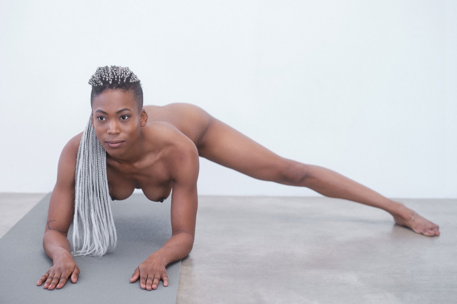 chenille baker add naked yoga black image